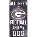 Fan Creations Fan Creations C0640 University Of Georgia Football And My Dog Sign C0640-Georgia